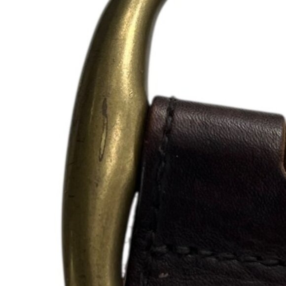 Unbranded Belt Women's Size Small Multicolor Leather Braided Solid Brass Buckle - Picture 13 of 13